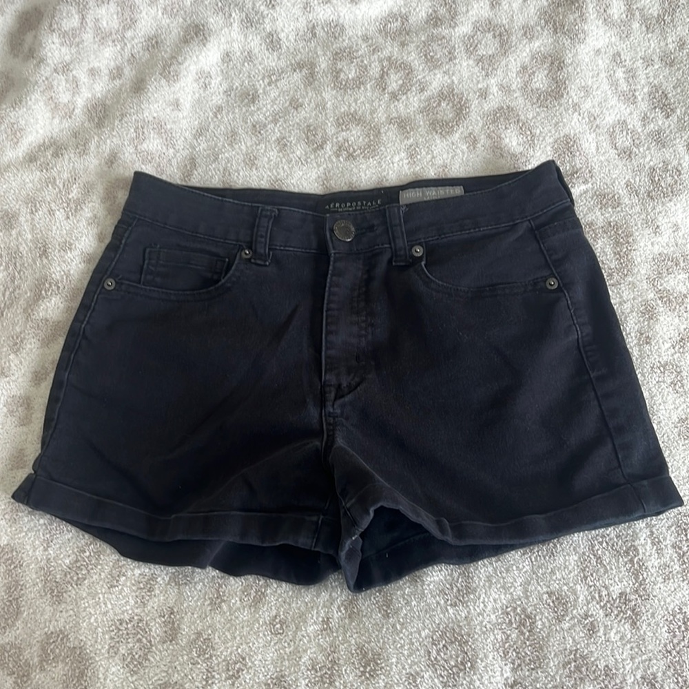 Aeropostale high wasted jean shorts